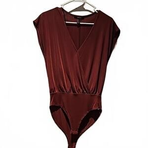 F21 cinnamon colored bodysuit.  Size S